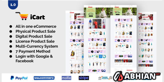 iCart - Multipurpose Online Store CMS