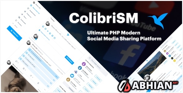 ColibriSM - The Ultimate PHP Modern Social Media Sharing Platform