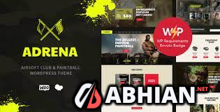 Adrena - Airsoft Club & Paintball WordPress Theme