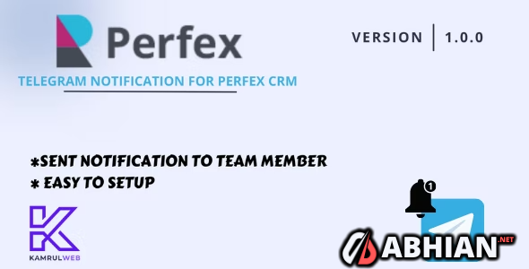 Telegram Notification Module For Perfex CRM