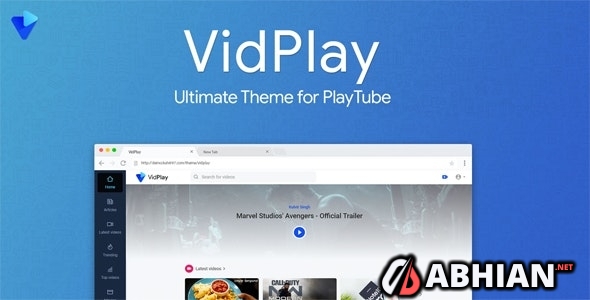 VidPlay - The Ultimate PlayTube Theme