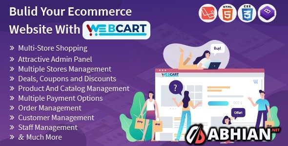 Web-cart -Multi Store eCommerce Shopping Cart Solution