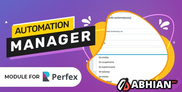 Automation Manager for Perfex CRM