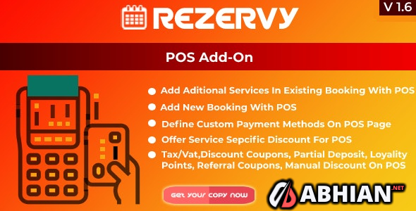 Rezervy - Point of sale system for bookings & multi payment management (POS AddOn)