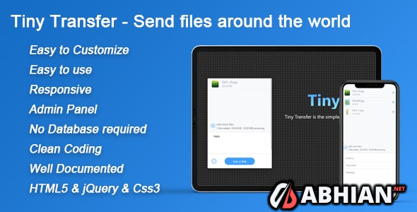 TinyTransfer - Send files around the world