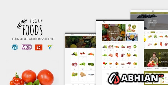 Vegan Food - Organic Store Responsive WooCommerce WordPress Theme