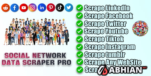 Social Network Data Scraper Pro