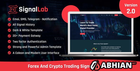 SignalLab - Forex And Crypto Trading Signal Platform | NULLED