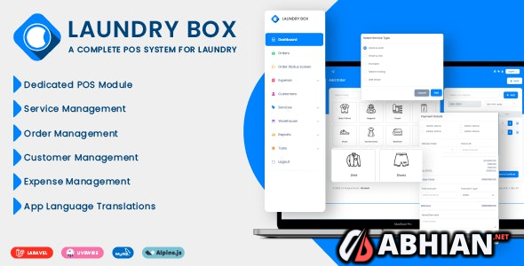 Laundry Box POS and Order Management System
